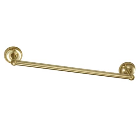 Kingston Brass BA312BB 18-Inch Towel Bar, Brushed Brass BA312BB